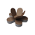 Porta Forminha Flor Marrom NC Toys - Pacote com 50UN - Imagem 1