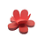 Porta Forminha Flor Vermelho NC Toys - Pacote com 50UN - Imagem 1