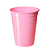 Copo Descartável Copobras Rosa 200ML - Pacote com 50 UN - Imagem 1