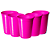 Copo Descartável Copobras Rosa Schoking 200ML - Pacote com 50 UN - Imagem 2