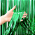 Cortina Decorativa Metalizada Verde 100x200CM - Imagem 2
