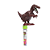 Bala Colorida Dinossauro Pula Pula - Embalagem com 12G - Imagem 1