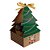 Caixa Ideia Cachepo Kraft de Arvore de Natal Para Panetone - Imagem 1
