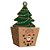 Caixa Ideia Mini Arvore de Natal Para Doces Kraft - Imagem 1