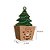 Caixa Ideia Mini Arvore de Natal Para Doces Kraft - Imagem 2