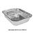 Bandeja Mello M170 Descartável Multiuso 1100ML - Embalagem com 10 UN - Imagem 2
