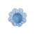 Forminha para Doces Daisy Azul Aqua - Embalagem com 50UN - Imagem 1
