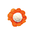 Forminha para Doces Style Laranja - Embalagem com 40UN - Imagem 1