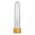 Tubete Cristal 13CM com Tampa Dourado - Pacote com 10UN - Imagem 1
