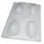Forma De Acetato Simples BWB Ovo Liso 250G (141) com 1un - Imagem 1