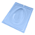 Forma De Acetato Especial BWB Ovo Liso 250G (49) com 1un - Imagem 1