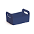 Cesta Caixote de Cartão Cobalto Azul G - Imagem 1