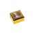 Caixa Ouro Laminada com Visor para 4 Doces - Imagem 1