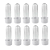Tubete Cristal 8CM com Tampa Branca - Pacote com 10UN - Imagem 2