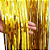 Cortina Decorativa Metalizada Dourada 2x1M - Imagem 2