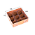 Caixa Kraft Basic para 9 Doces - Imagem 2
