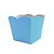 Cachepot de Papel Azul Claro - Pacote com 8UN - Imagem 1