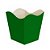 Cachepot de Papel Verde - Pacote com 8UN - Imagem 2