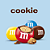 Confeitos de Chocolate M&M´s Cookie - Embalagem com 120G - Imagem 2