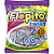 Pirulito Twist Branco e Azul - Pacote com 450G - Imagem 1