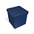 Caixa Cubo Azul Royal - Imagem 1