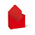 Caixa Envelope Estampa Vermelho - Imagem 1