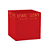 Cachepot Paper Pote Quadrado New Love Vermelho G - Imagem 1