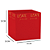 Cachepot Paper Pote Quadrado New Love Vermelho G - Imagem 2