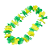 Colar Havaiano Verde e Amarelo - Imagem 1
