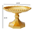 Mini Boleira Pérola Cor Dourado 15CM - Imagem 2