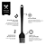 Pincel Mimo Style Silicone Preto - Embalagem com 1UN - Imagem 2