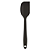 Meia Espátula Pequena Mimo Style Silicone Preto - Embalagem com 1UN - Imagem 1