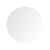 Cake Board Redondo Flor Branco Sublimis Laser MDF 26CM - Imagem 1