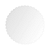 Cake Board Redondo Flor Branco Sublimis Laser MDF 28CM - Imagem 1