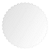 Cake Board Redondo Flor Branco Sublimis Laser MDF 35CM - Imagem 1