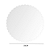 Cake Board Redondo Flor Branco Sublimis Laser MDF 35CM - Imagem 2