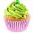Forminha Papel Regina Cupcake Lilás - Embalagem com 45 UN - Imagem 2