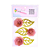 Flor de Papel Rococó Rosé - Embalagem com 3UN - Imagem 1