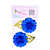 Flor de Papel Coração Azul Royal - Embalagem com 2UN - Imagem 1