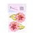 Flor de Papel Coração Rose - Embalagem com 2UN - Imagem 1