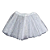 Saia Tule Branca com Glitter - Embalagem com 1 UN - Imagem 1