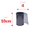 Tira de Pet 10CM X 4M - Embalagem com 1 UN - Imagem 2