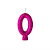 Vela Cintilante Regina Pink N°0 - Embalagem com 1 UN - Imagem 2
