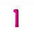 Vela Cintilante Regina Pink N°1 - Embalagem com 1 UN - Imagem 2
