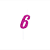 Vela Regina Pick Pink Glitter N°6 - Embalagem com 1 UN - Imagem 2
