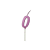 Vela Regina Pick Nº 0 Cor Pink Metalizado - Embalagem com 1 UN - Imagem 2