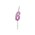 Vela Regina Pick Nº 6 Cor Pink Metalizado - Embalagem com 1 UN - Imagem 2