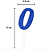 Vela Regina Pick Azul Glitter N°0 - Embalagem com 1 UN - Imagem 3