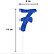 Vela Regina Pick Azul Glitter N°7 - Embalagem com 1 UN - Imagem 3