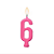 Vela Regina Parabéns Pink N°6 - Embalagem com 1 UN - Imagem 2
